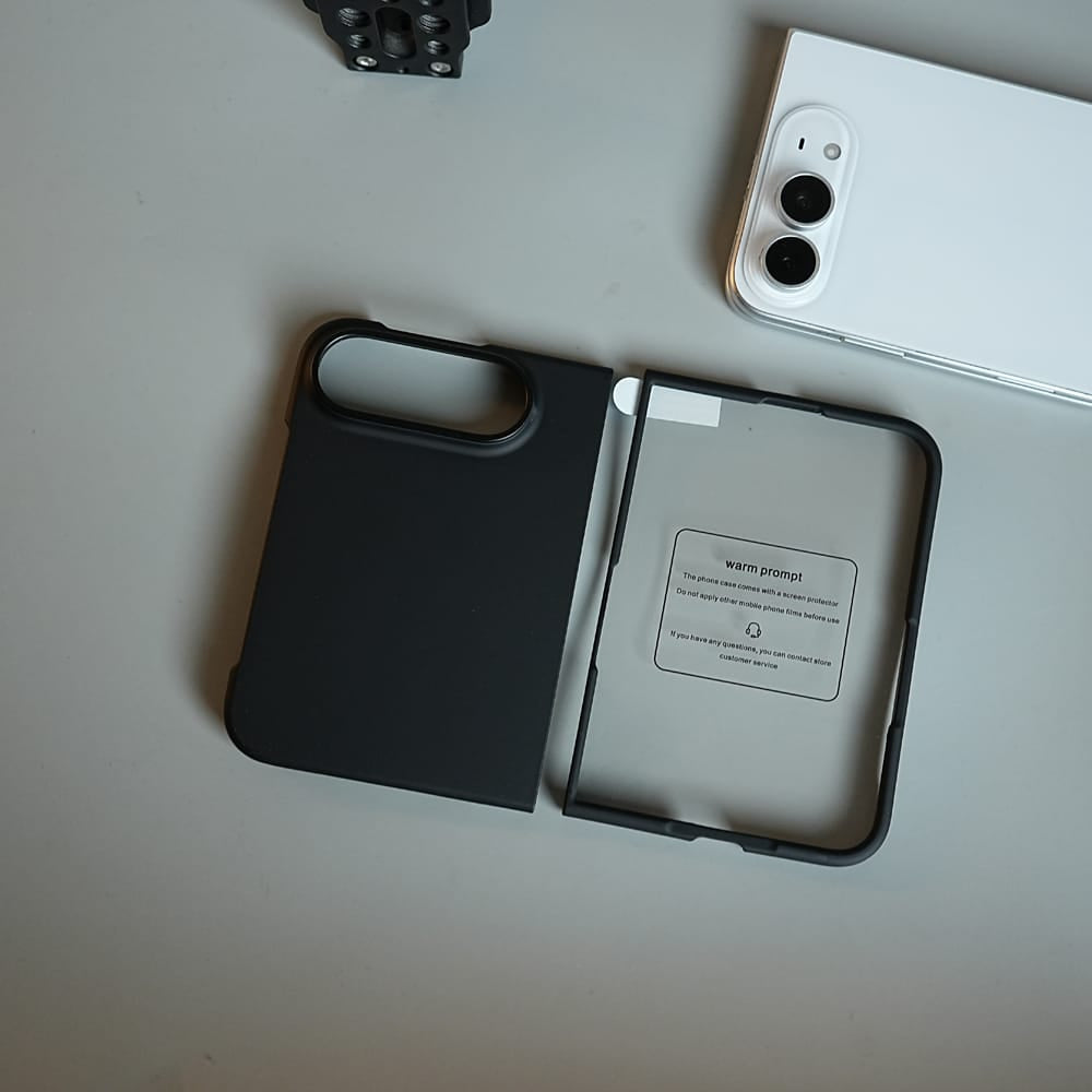 FRATO iPhone Fold ShadowShell Matte Case for iPhone Duo with Front Glass Protection