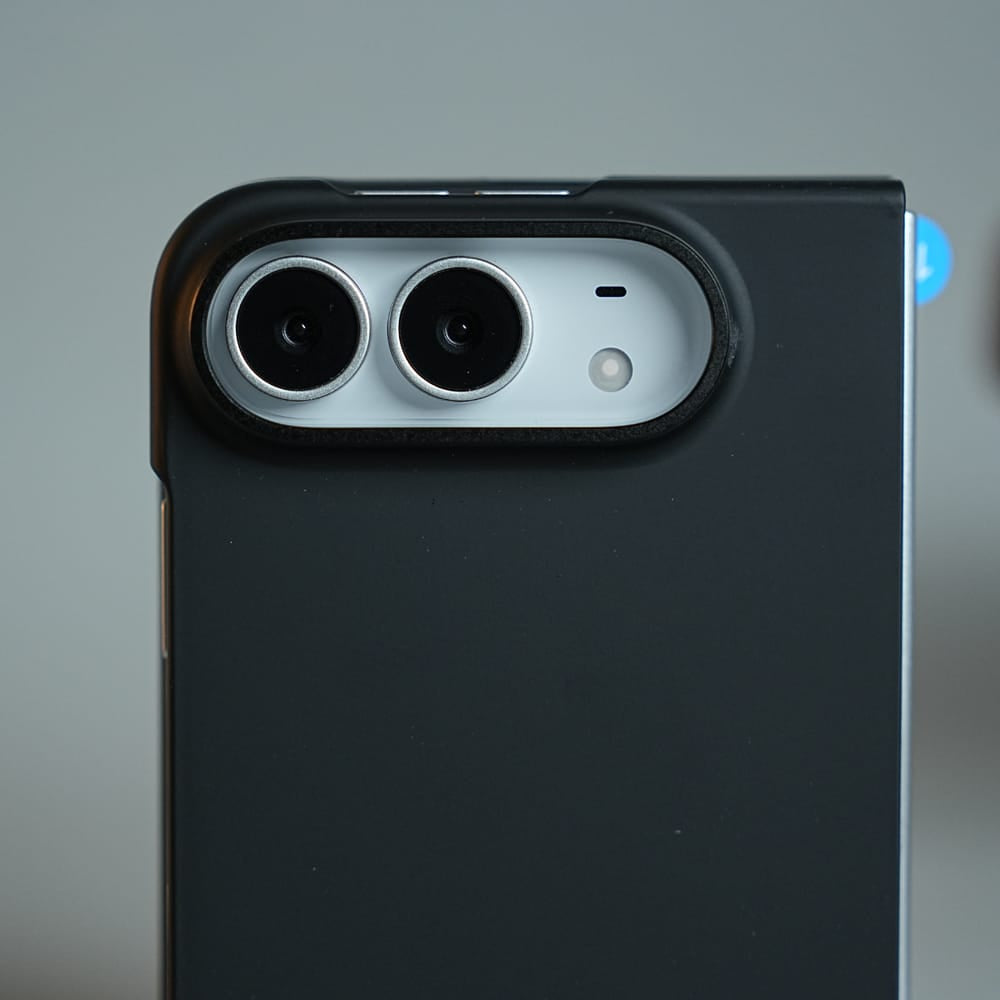 FRATO iPhone Fold ShadowShell Matte Case for iPhone Duo with Front Glass Protection
