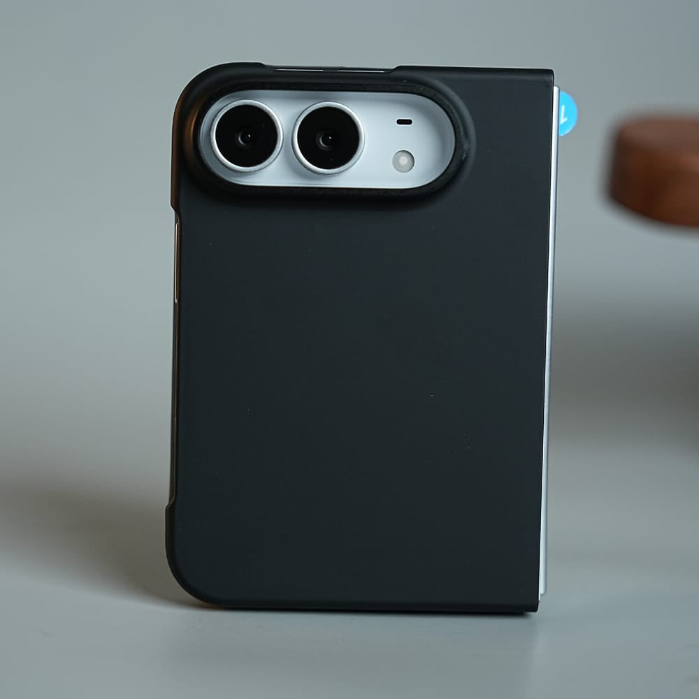 FRATO iPhone Fold ShadowShell Matte Case for iPhone Duo with Front Glass Protection