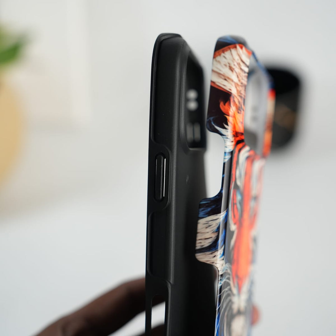 FRATO Leke Dual Layer iPhone Tiger Face HD Glossy Double layer Tough Cover