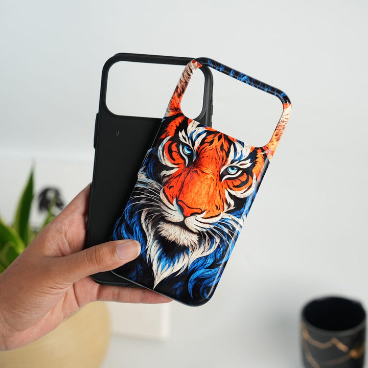 FRATO Leke Dual Layer iPhone Tiger Face HD Glossy Double layer Tough Cover