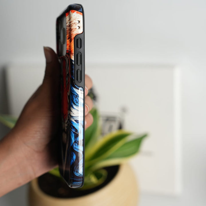 FRATO Leke Dual Layer iPhone Tiger Face HD Glossy Double layer Tough Cover