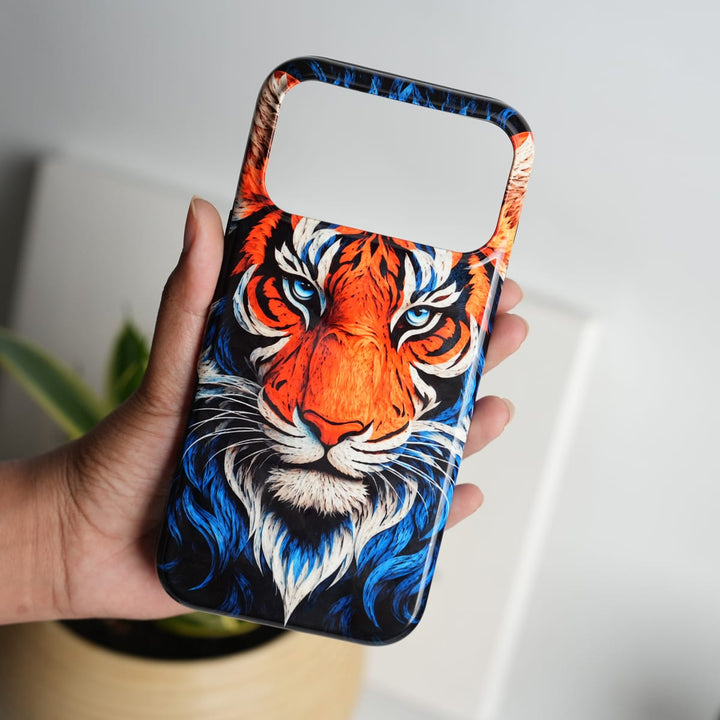 FRATO Leke Dual Layer iPhone Tiger Face HD Glossy Double layer Tough Cover
