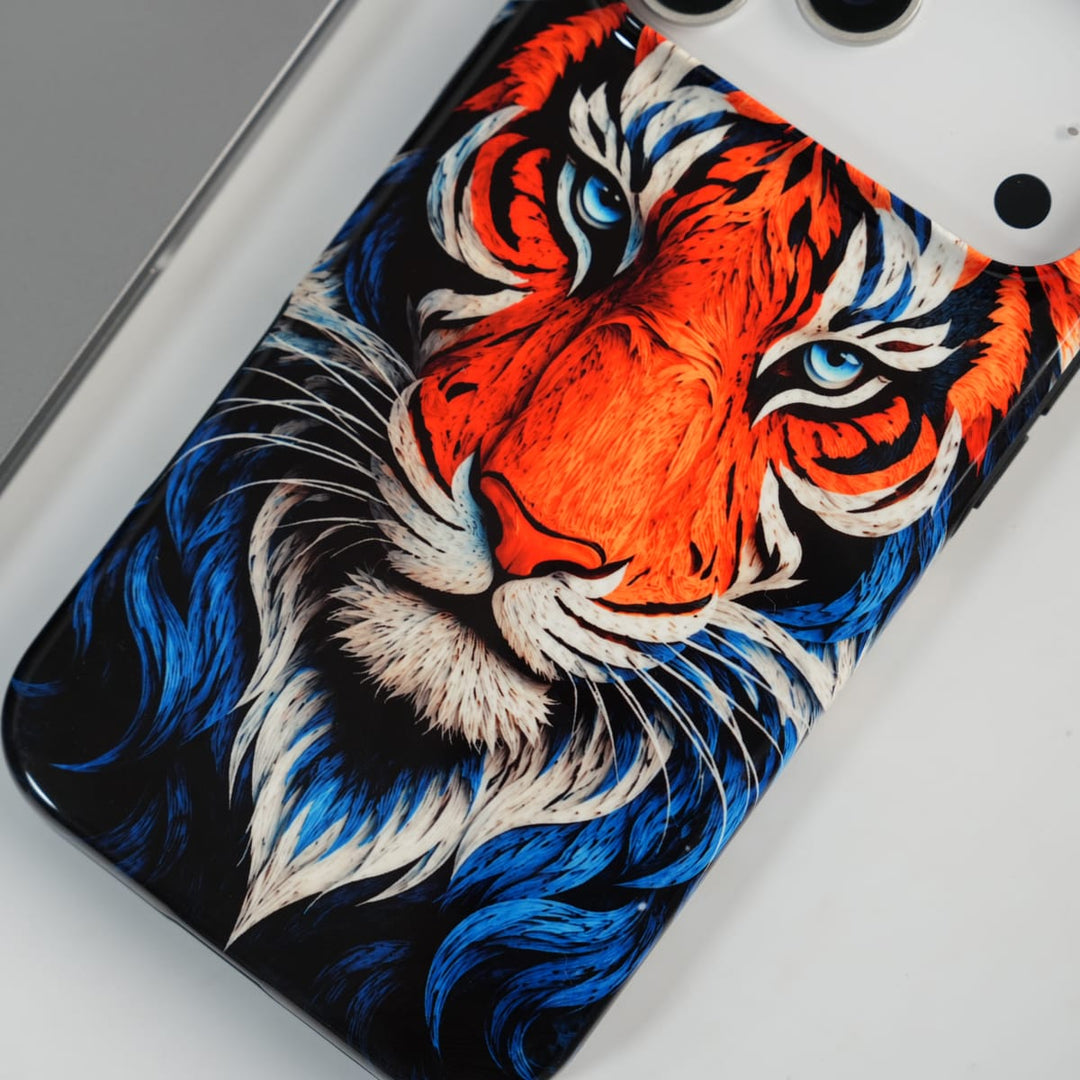FRATO Leke Dual Layer iPhone Tiger Face HD Glossy Double layer Tough Cover