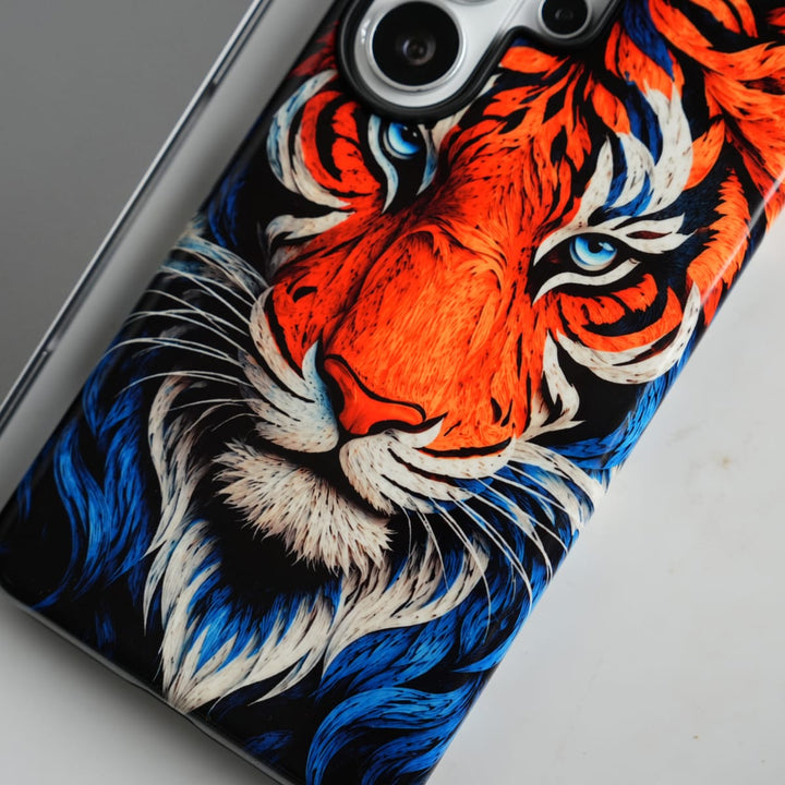 FRATO Leke Dual Layer Samsung Galaxy Ultra Series Tiger Face HD Glossy Double layer Tough Cover