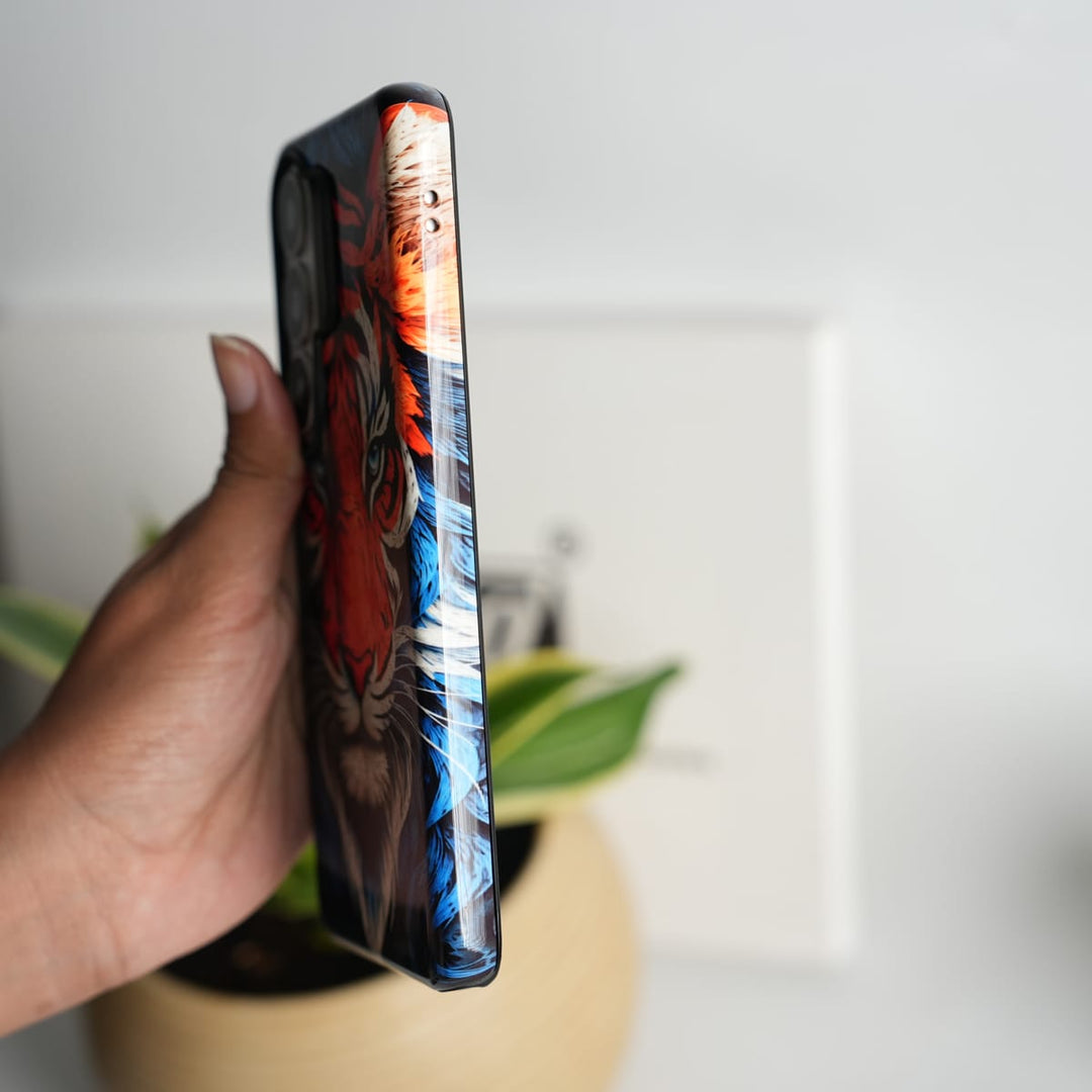 FRATO Leke Dual Layer Samsung Galaxy Ultra Series Tiger Face HD Glossy Double layer Tough Cover