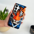 Galaxy Ultra Series Tiger Face HD Glossy Double layer Tough Cover