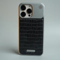 iPhone Series Premium Crocodile Texture Stitched MagSafe Case