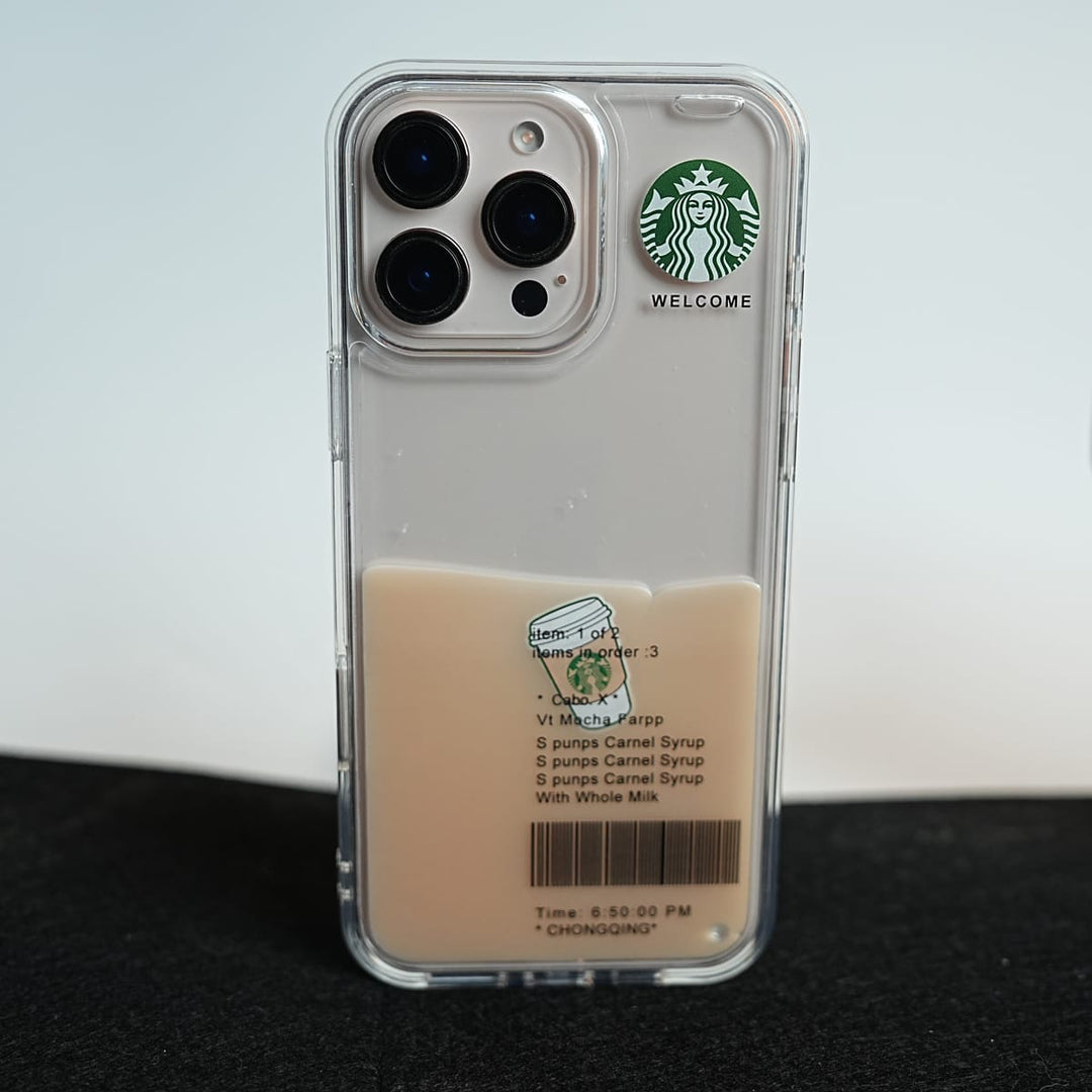 FRATO luxury Case 16 Pro Max / Caramel SB Floating Cup Case For iPhone Series