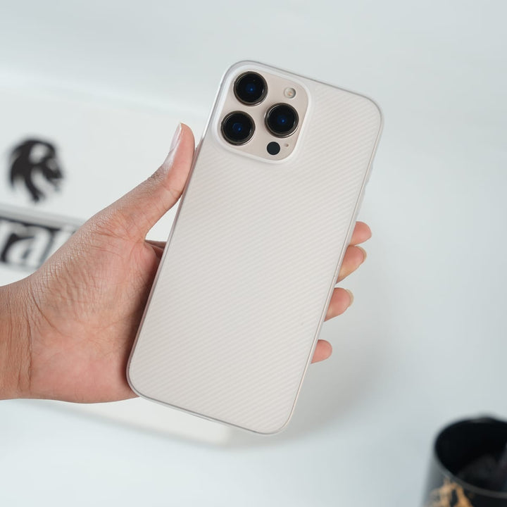 FRATO luxury Case 16 Pro Max / White iPhone 17 Series Paper Thin Frosted Case | Lightweight Protective Cover