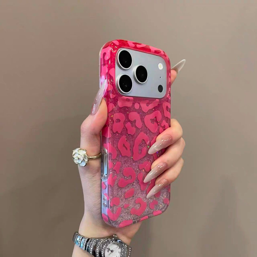 FRATO luxury Case Glitter Leopard Print Case for iPhone | Sparkle TPU Protective Cover