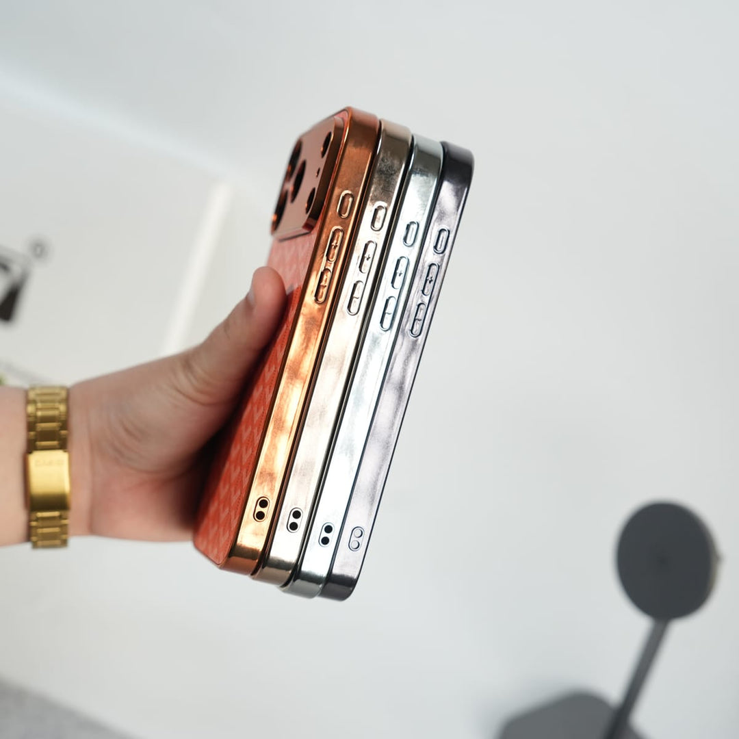 FRATO luxury Case GY luxury Design Chrome Plated Case Cover for iPhone