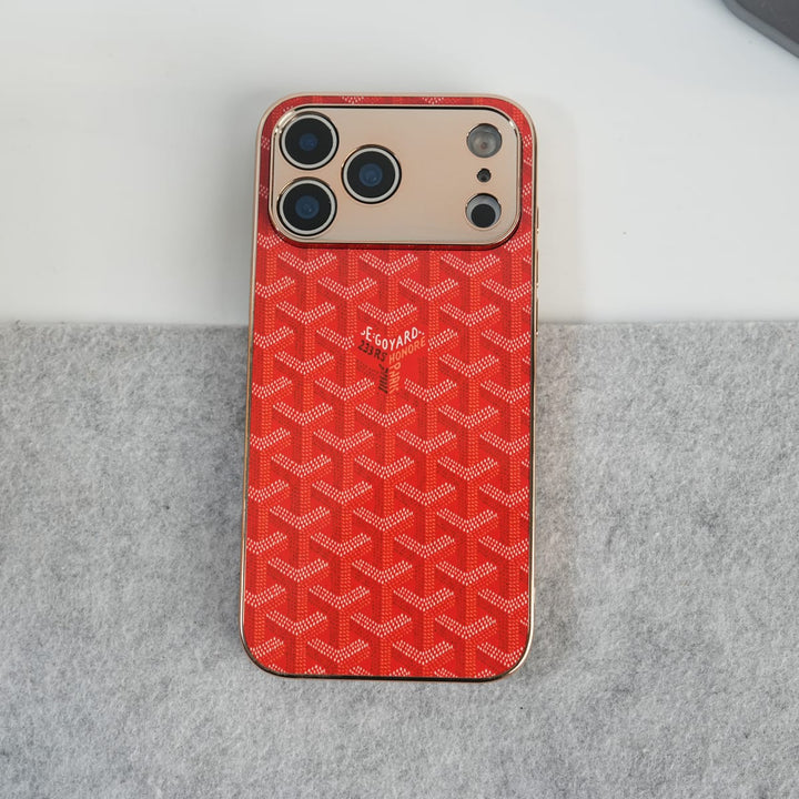 FRATO luxury Case GY luxury Design Chrome Plated Case Cover for iPhone