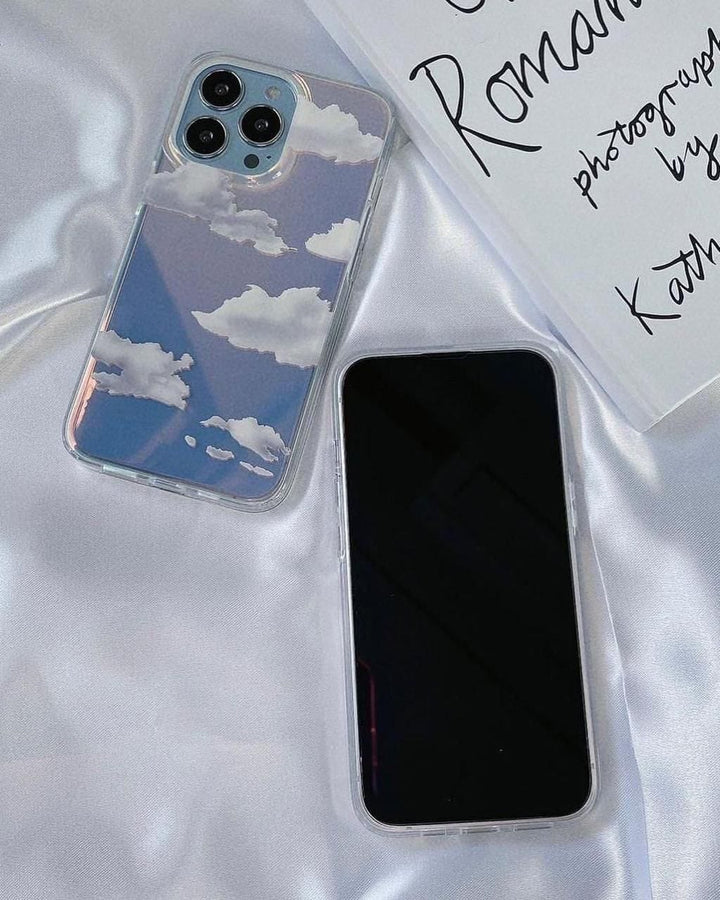 FRATO luxury Case iPhone 12 Series Holographic Cloud Pattern Case Cover