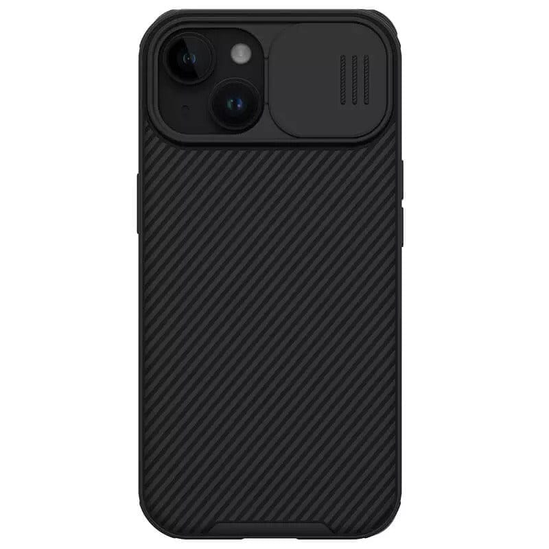 FRATO luxury Case iPhone 15 Nillkin CamShield Pro Case Cover Black