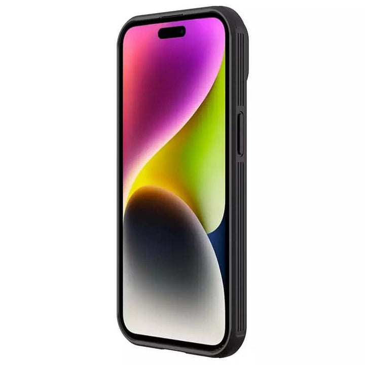 FRATO luxury Case iPhone 15 Plus Nillkin CamShield Pro Case Cover Black