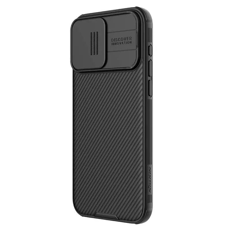 FRATO luxury Case iPhone 15 Pro Nillkin CamShield Pro Case Cover Black
