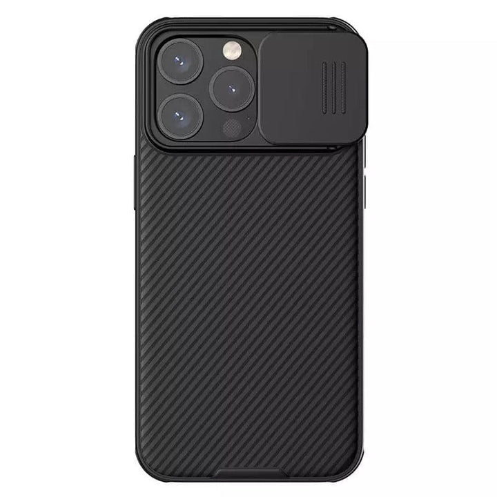 FRATO luxury Case iPhone 15 Pro Nillkin CamShield Pro Case Cover Black