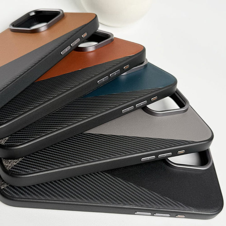 FRATO luxury Case iPhone 15 Series 3 Texture Design Metal Camera Bumper Cover