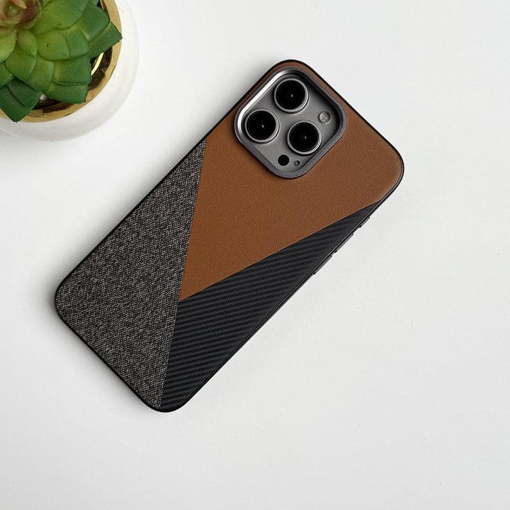 FRATO luxury Case iPhone 15 Series 3 Texture Design Metal Camera Bumper Cover