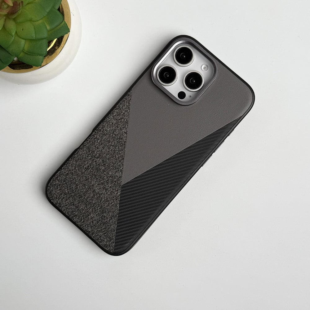 FRATO luxury Case iPhone 15 Series 3 Texture Design Metal Camera Bumper Cover