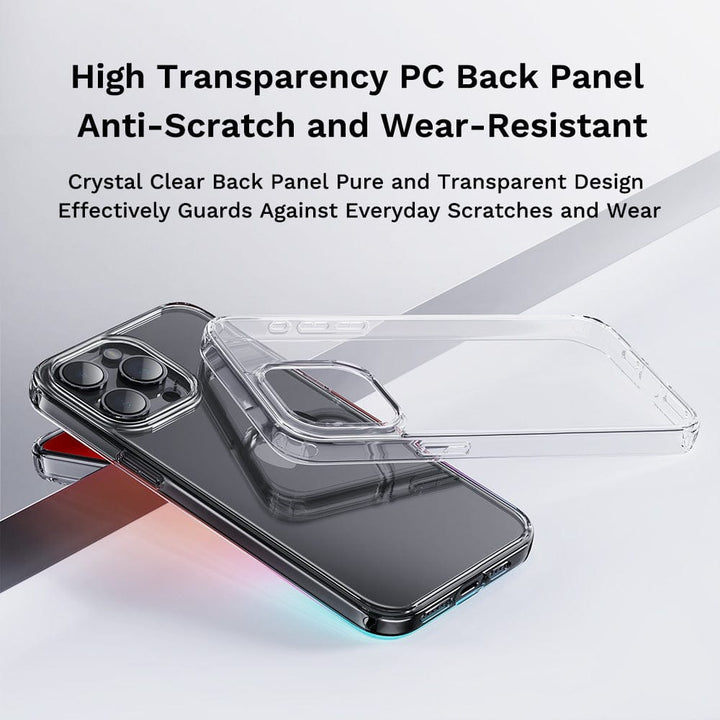 FRATO luxury Case iPhone 15 Series Crystal Clear Transparent Silicone Case Cover