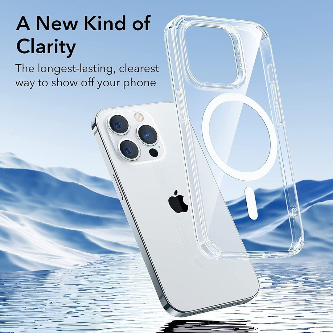 FRATO luxury Case iPhone 15 series Crystal Clear Transparent Soft Silicone Magsafe Case Cover