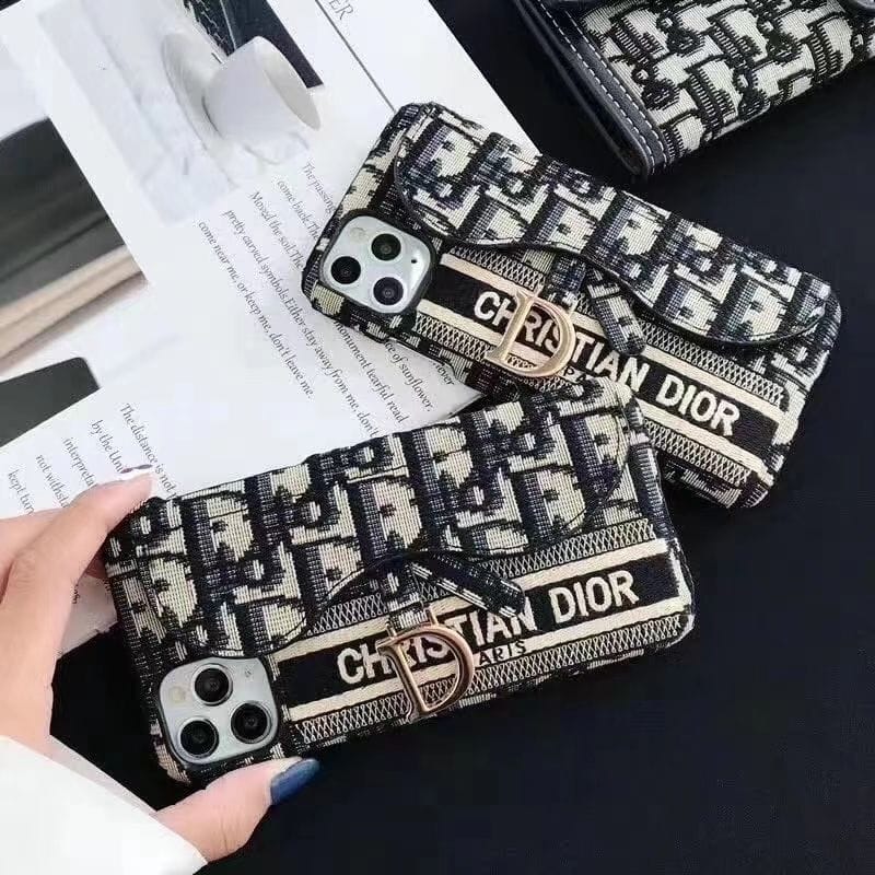 FRATO luxury Case iPhone 15 Series luxury Brand CD Card Holder Case Cover