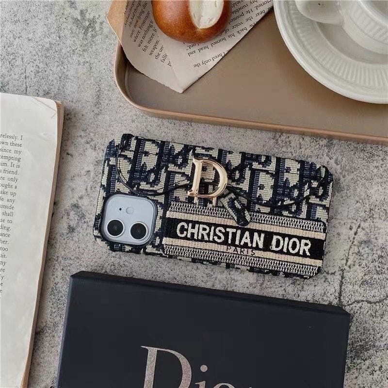FRATO luxury Case iPhone 15 Series luxury Brand CD Card Holder Case Cover