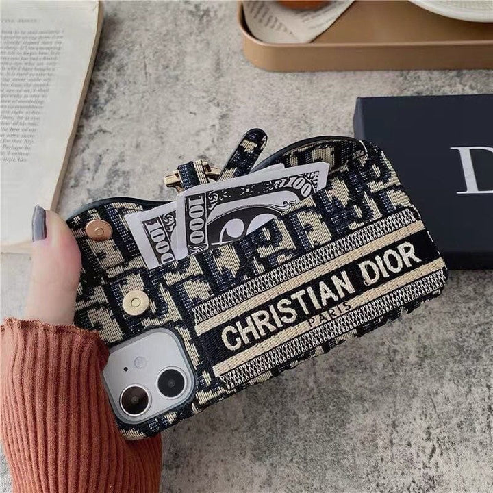 FRATO luxury Case iPhone 15 Series luxury Brand CD Card Holder Case Cover