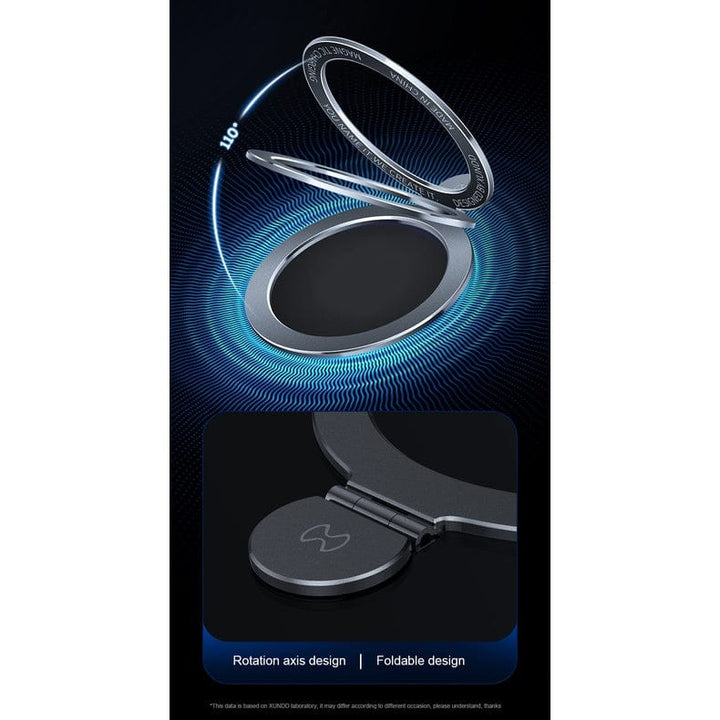 FRATO luxury Case iPhone 15 Series Shockproof Bumper Transparent With Magsafe Stand Back Cover(Natural Titanium)