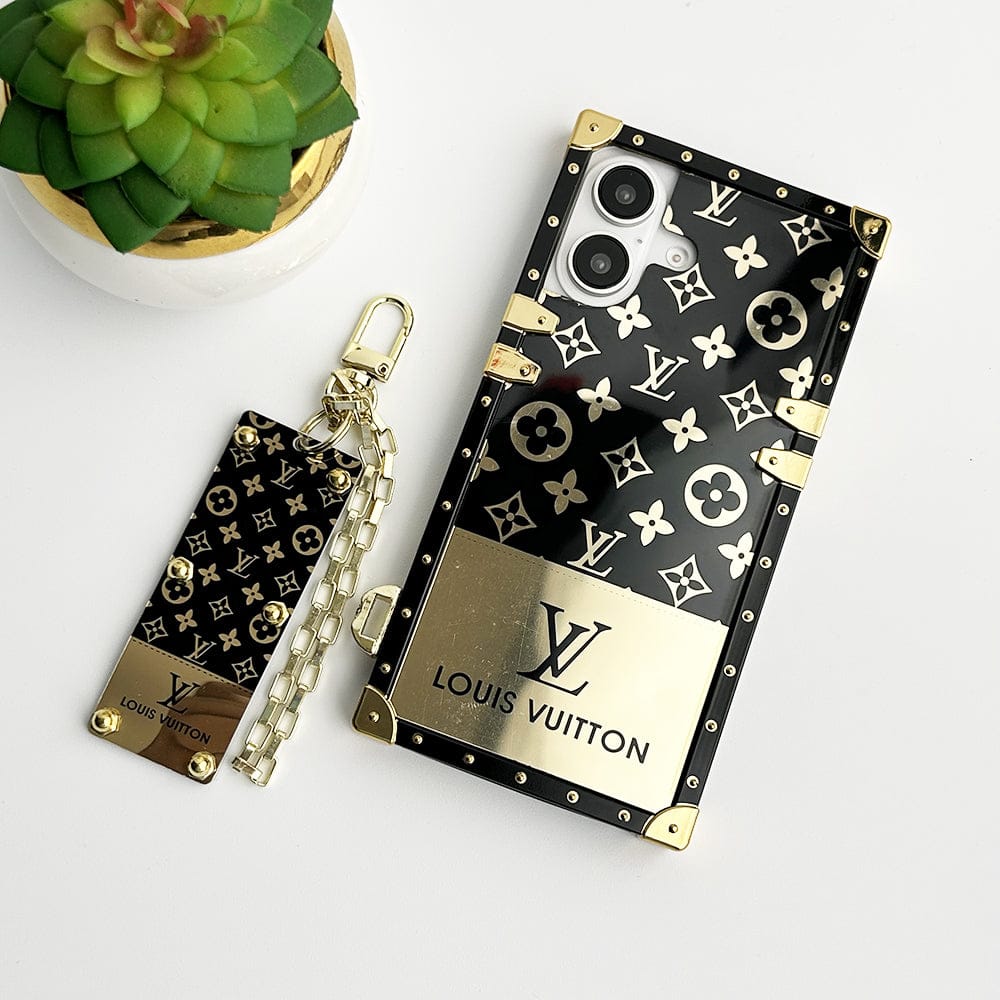 FRATO luxury Case iPhone 16 iPhone 16 Series Luxury Brand Shiny Trunk Case Cover