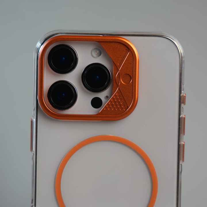 FRATO luxury Case iPhone 16 Series Frosted MagSafe Case with Metallic Camera Frame