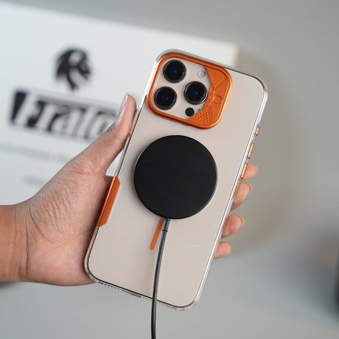 FRATO luxury Case iPhone 16 Series Frosted MagSafe Case with Metallic Camera Frame