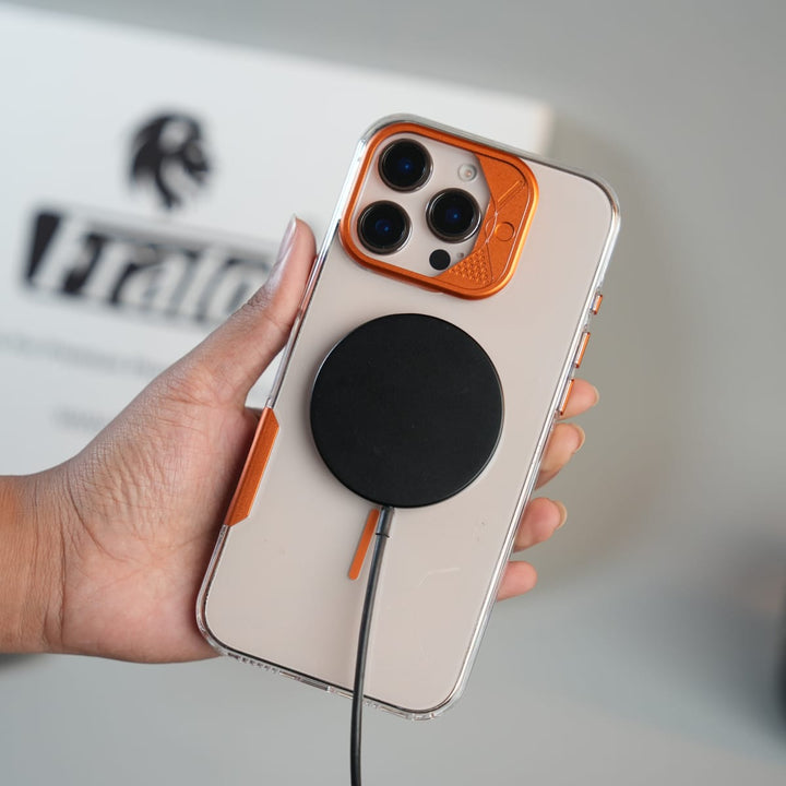 FRATO luxury Case iPhone 16 Series Frosted MagSafe Case with Metallic Camera Frame