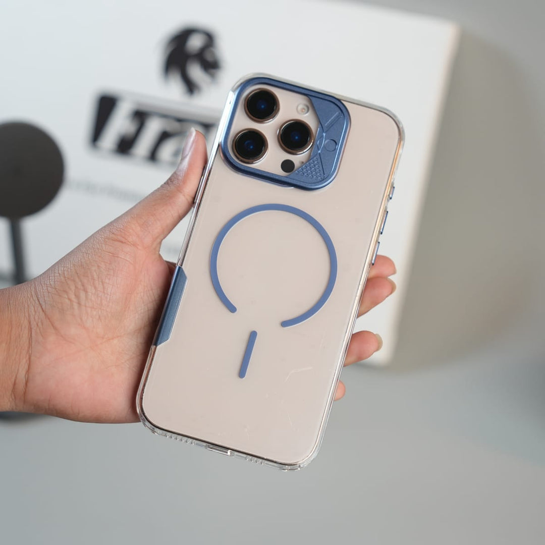 FRATO luxury Case iPhone 16 Series Frosted MagSafe Case with Metallic Camera Frame