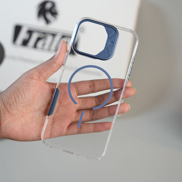 FRATO luxury Case iPhone 16 Series Frosted MagSafe Case with Metallic Camera Frame