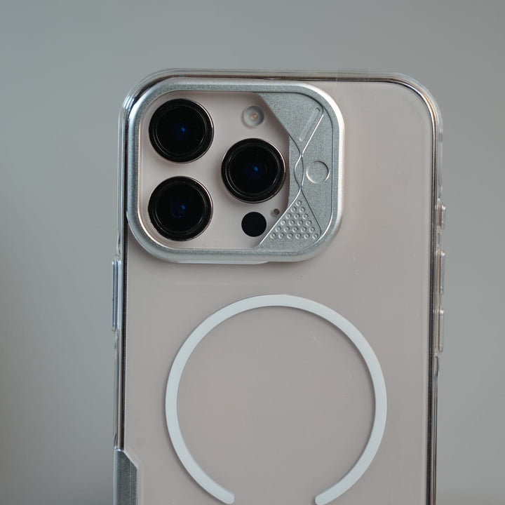 FRATO luxury Case iPhone 16 Series Frosted MagSafe Case with Metallic Camera Frame
