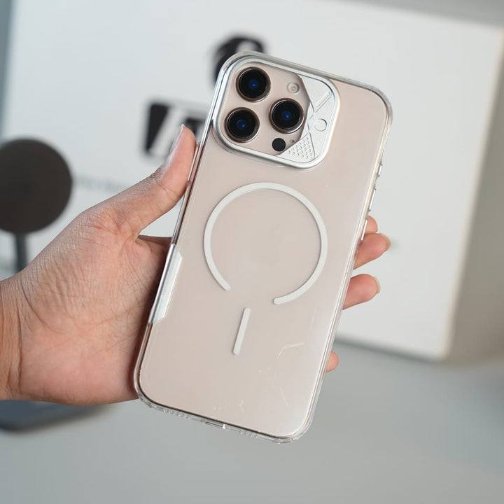 FRATO luxury Case iPhone 16 Series Frosted MagSafe Case with Metallic Camera Frame