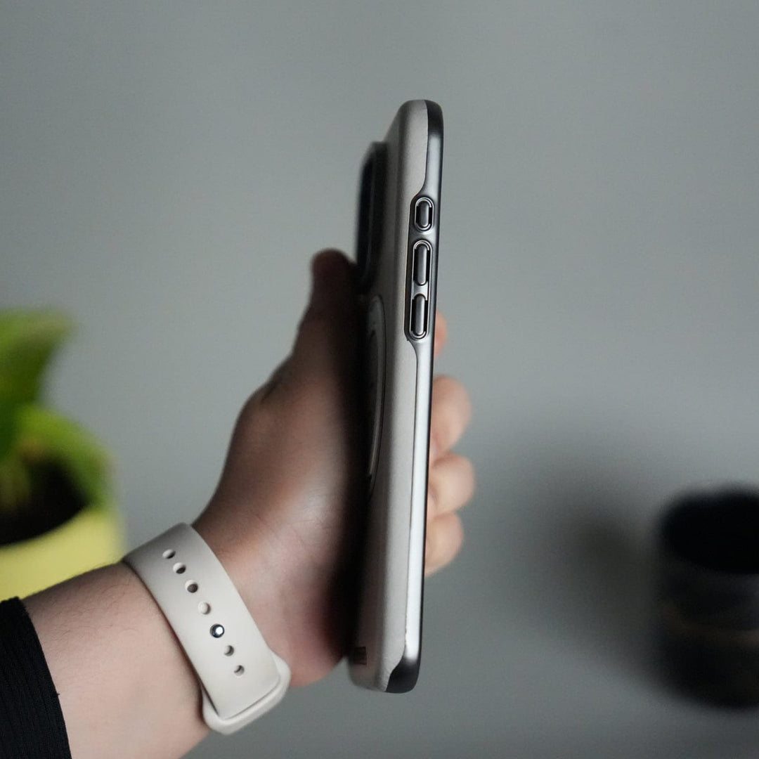 FRATO luxury Case iPhone 16 Series Luxury Leather Magnetic Ring Case | Metal Camera Frame and Kickstand Cover