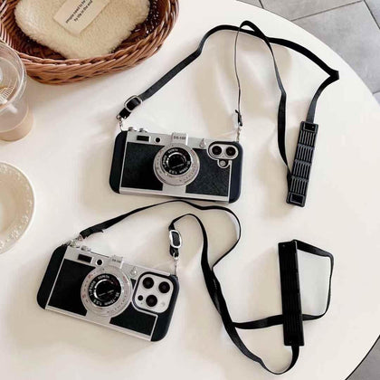 FRATO luxury Case iPhone 3D Retro Vintage Camera Case Cover