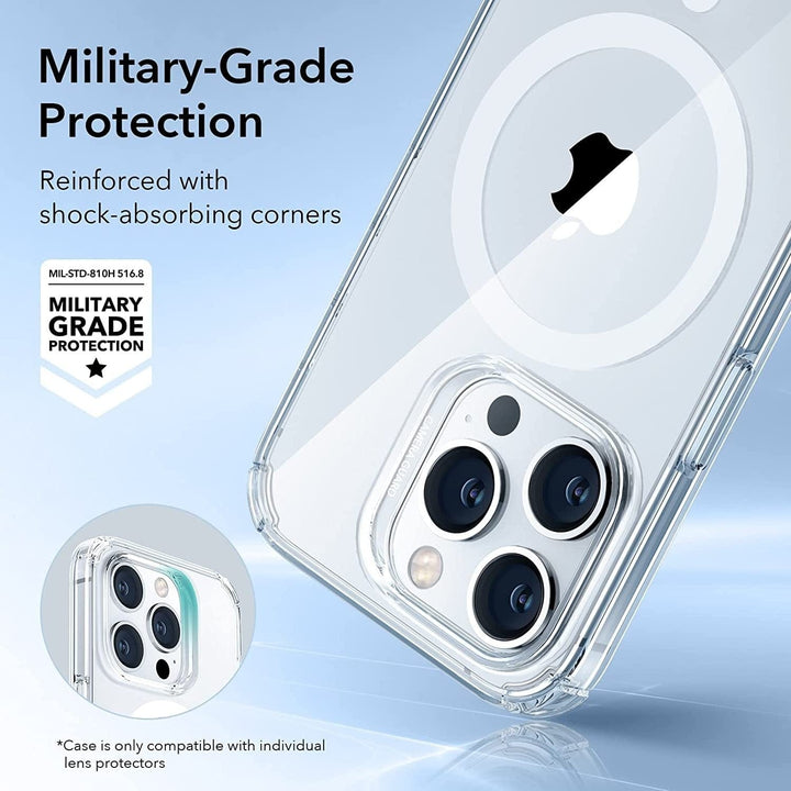 FRATO luxury Case iPhone Crystal Clear Transparent Lightweight Soft Silicone Magsafe Case Cover