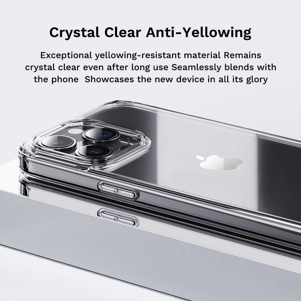 FRATO luxury Case iPhone Crystal Clear Transparent Soft Silicone Case Cover