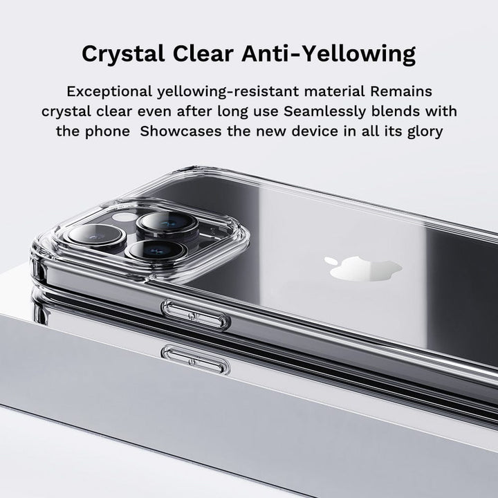 FRATO luxury Case iPhone Crystal Clear Transparent Soft Silicone Case Cover