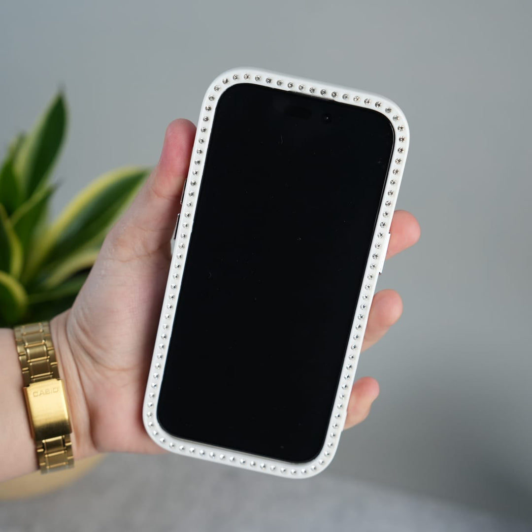 FRATO luxury Case iPhone Elegant Butterfly Charm Case | Premium Pearl Finish Designer Cover