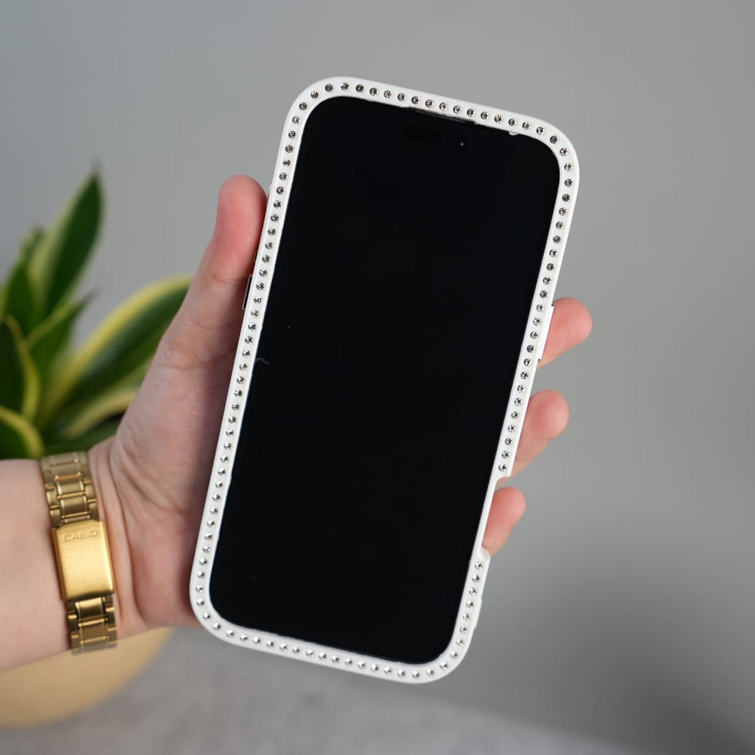 FRATO luxury Case iPhone Elegant Butterfly Charm Case | Premium Pearl Finish Designer Cover