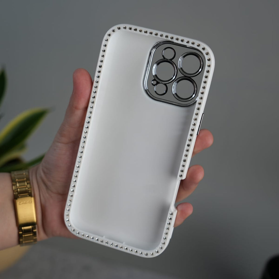 FRATO luxury Case iPhone Elegant Butterfly Charm Case | Premium Pearl Finish Designer Cover
