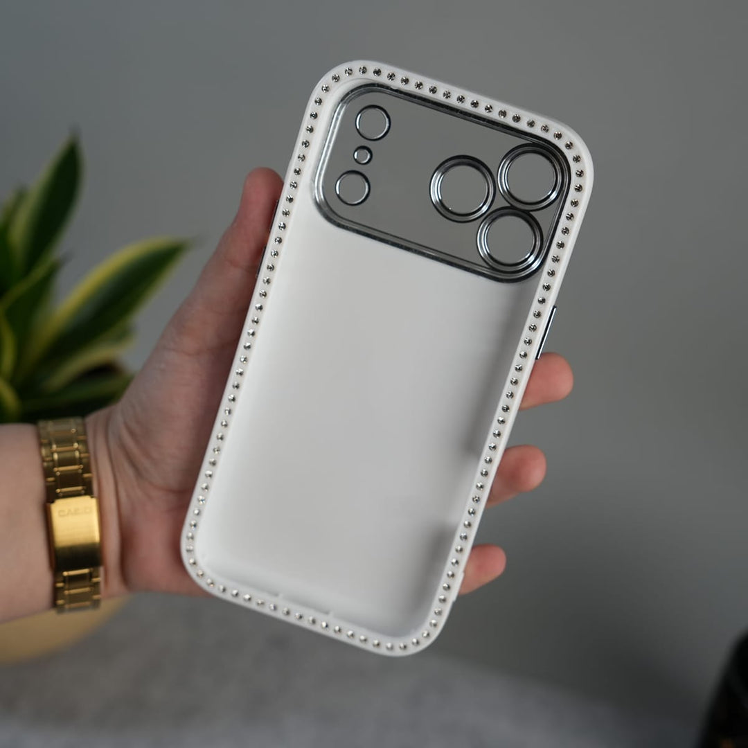 FRATO luxury Case iPhone Elegant Butterfly Charm Case | Premium Pearl Finish Designer Cover