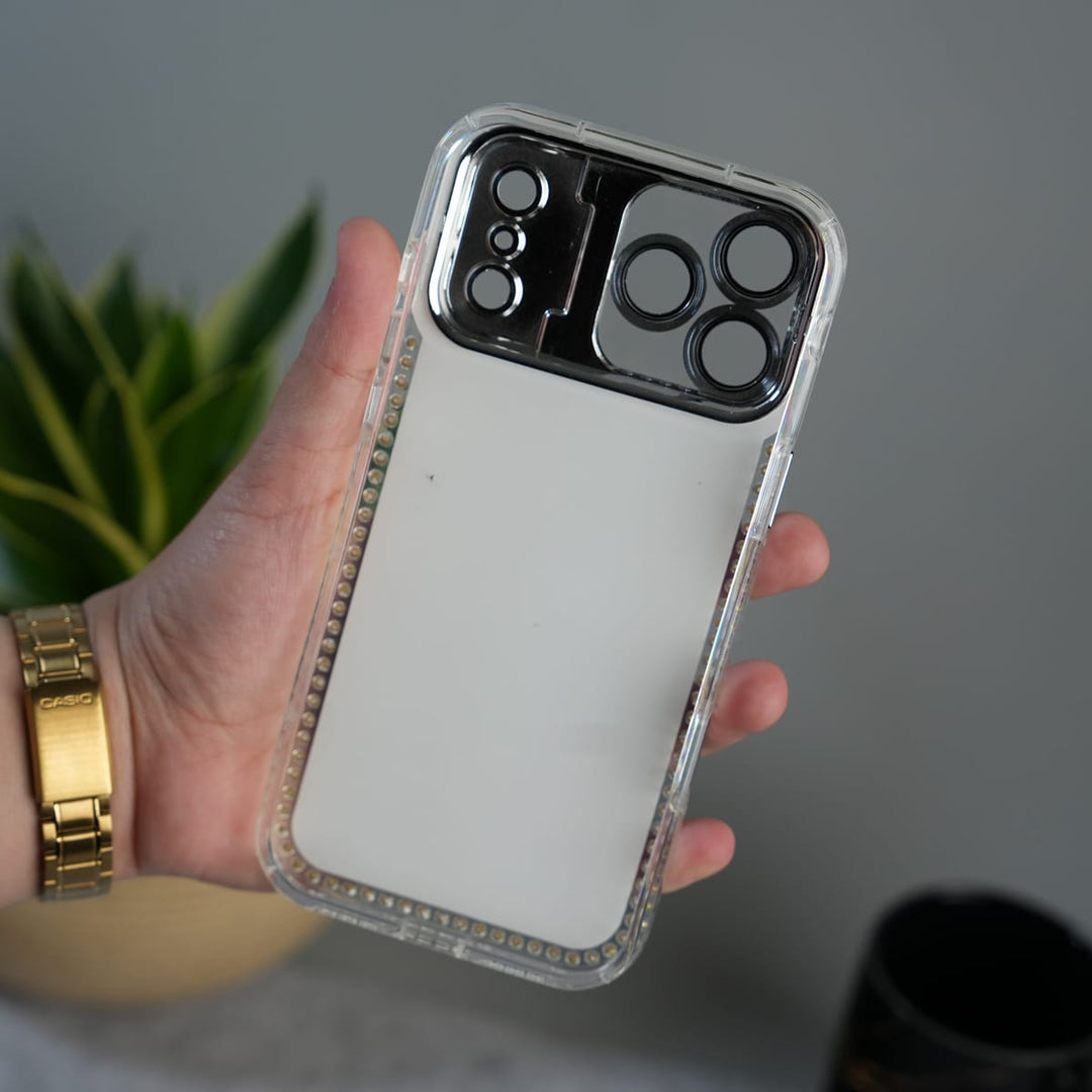 FRATO luxury Case iPhone Luxury 3D Oil Painting Floral Design Glitter Lens Protection Stand Cover | Green