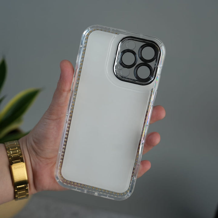 FRATO luxury Case iPhone Luxury 3D Oil Painting Floral Design Glitter Lens Protection Stand Cover | Orange